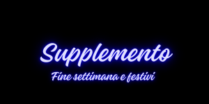 Supplementi fine settimana e festivi